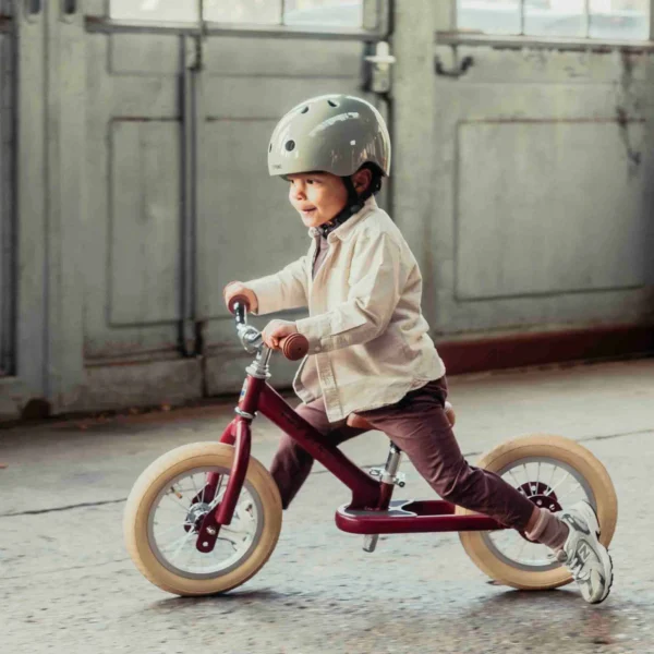 Child's Trybike - Matte 2 in 1 Balance Trike - Vintage Red