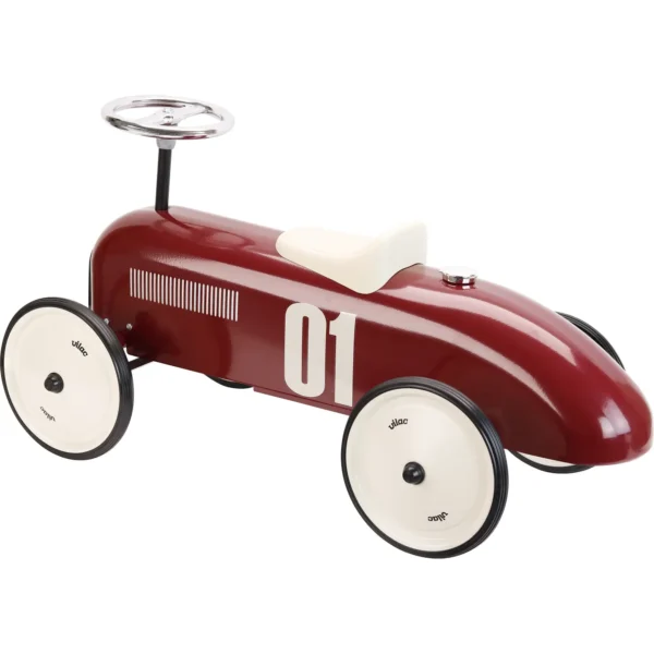 Vilac - Burgundy Child's Ride On  Metal Car - Image 3